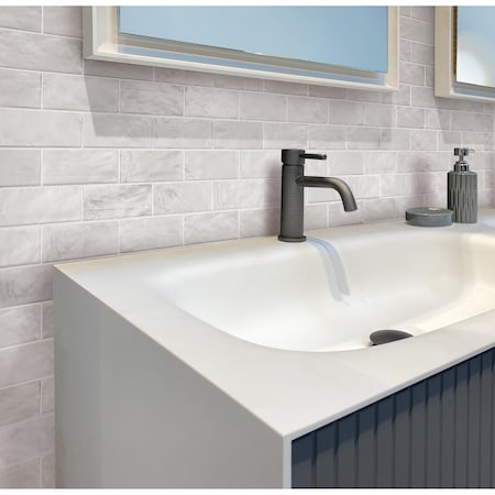 Apollo Tile Mallorca White 2.5 in. x8 in. 10.56 Sq.Ft Ceramic Tile, 38PK APLEC74
